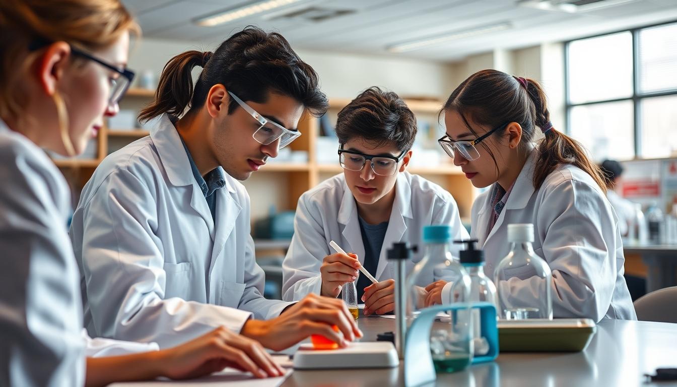 Modern university campus for students